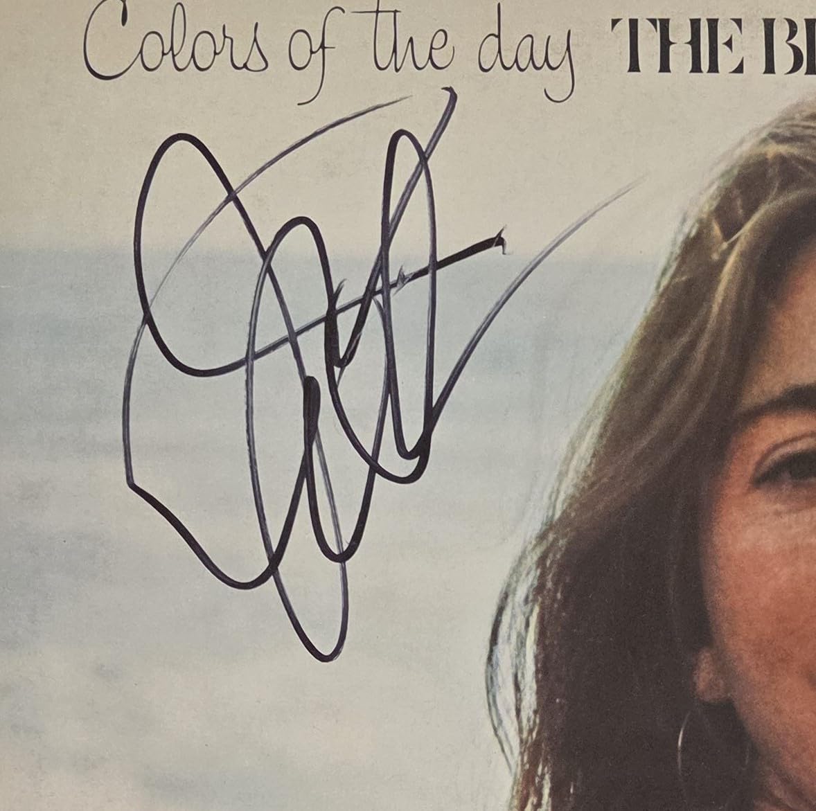 Judy Collins Signed Colors of the Day Album COA Proof Autographed Vinyl Record