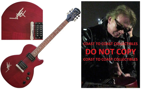 Axl Rose Guns N Roses Signed Epiphone Les Paul Guitar COA Exact Proof Autographed