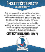 Steve Largent Signed Football Proof Beckett COA Autographed Seattle Seahawks Tulsa Golden Hurricane