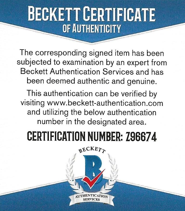 Steve Largent Signed Football Proof Beckett COA Autographed Seattle Seahawks Tulsa Golden Hurricane