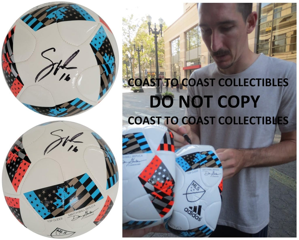 Sacha Kljestan Signed Soccer Ball Proof COA Autographed LA Galaxy Red Bulls USA