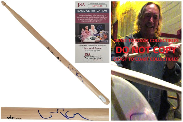 Danny Carey Tool Drummer Signed Vic Firth Signature Drumstick COA Proof Autographed Star