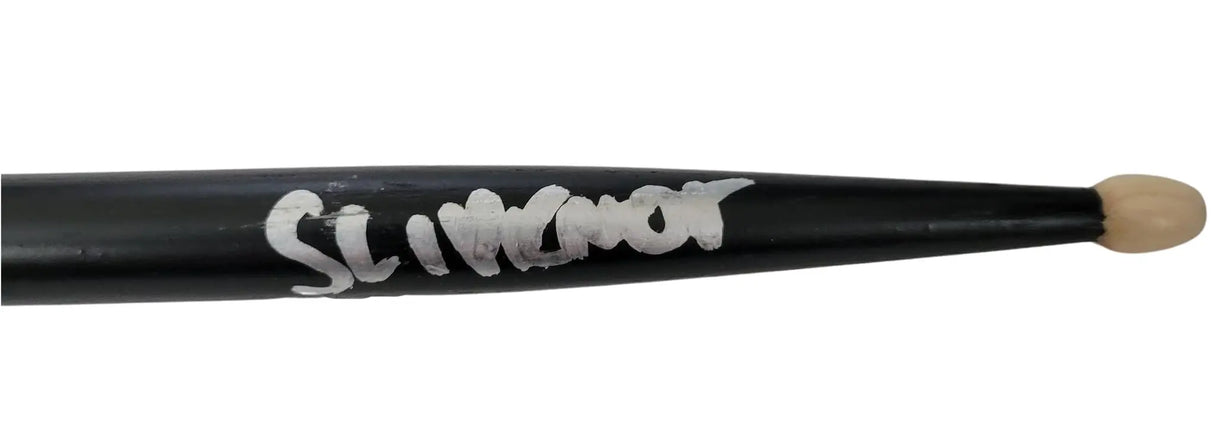 Michael Pfaff Signed Drumstick COA Proof Slipknot Drummer Autographed Tortilla Guy..