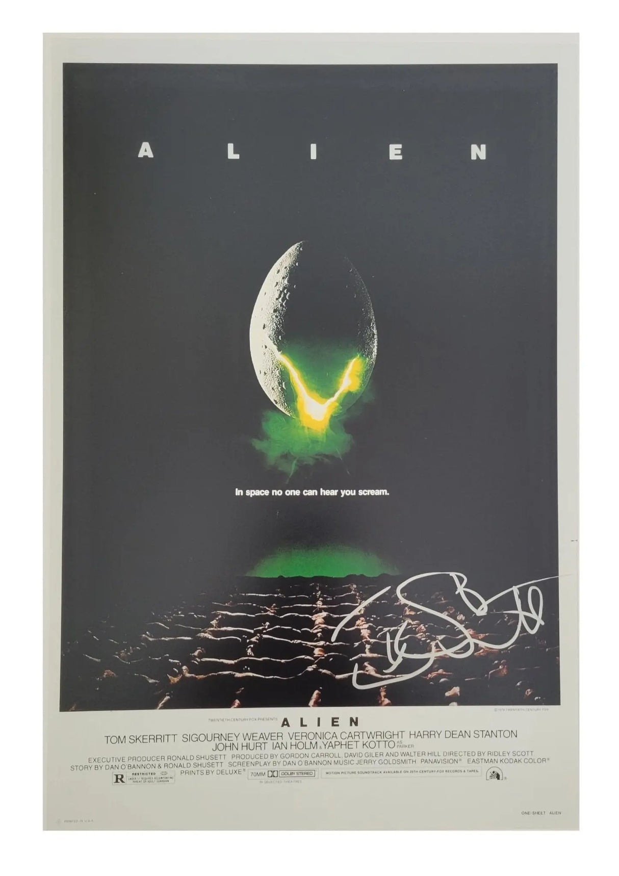 Tom Skerritt Signed Alien 12x18 Photo COA Exact Proof Autographed Poster STAR