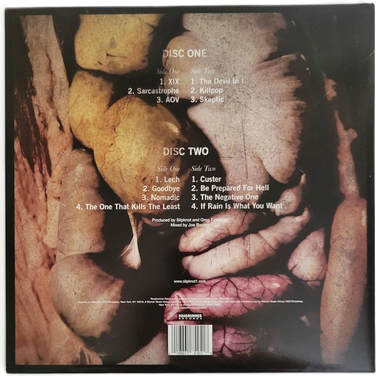 Slipknot Metal Band Signed 5 The Gray Chapter Album COA Exact Proof Autographed Vinyl Record