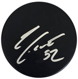 Adam Foote Signed Hockey Puck Proof Autographed Blue Jackets Colorado Avalanche