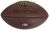 Steve Largent Signed Football Proof Beckett COA Autographed Seattle Seahawks Tulsa Golden Hurricane