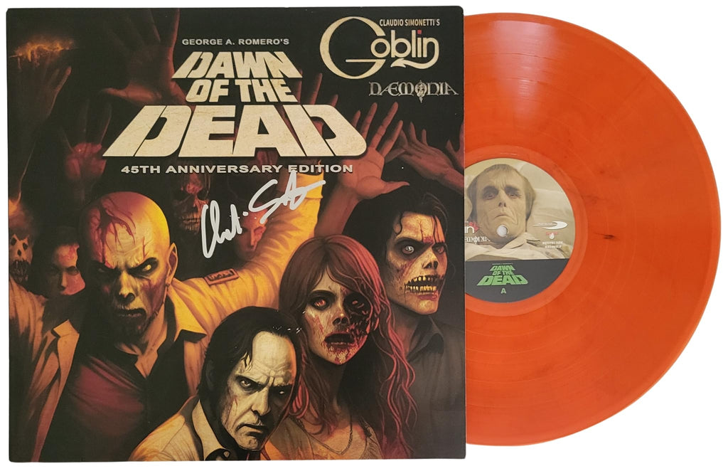 Claudio Simonetti Goblin Signed Dawn of the Dead Album Proof Autographed Vinyl Record