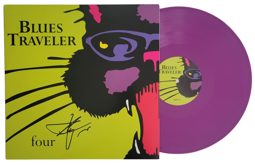 John Popper Signed Blues Traveler Four Album COA Proof Autographed Vinyl Record