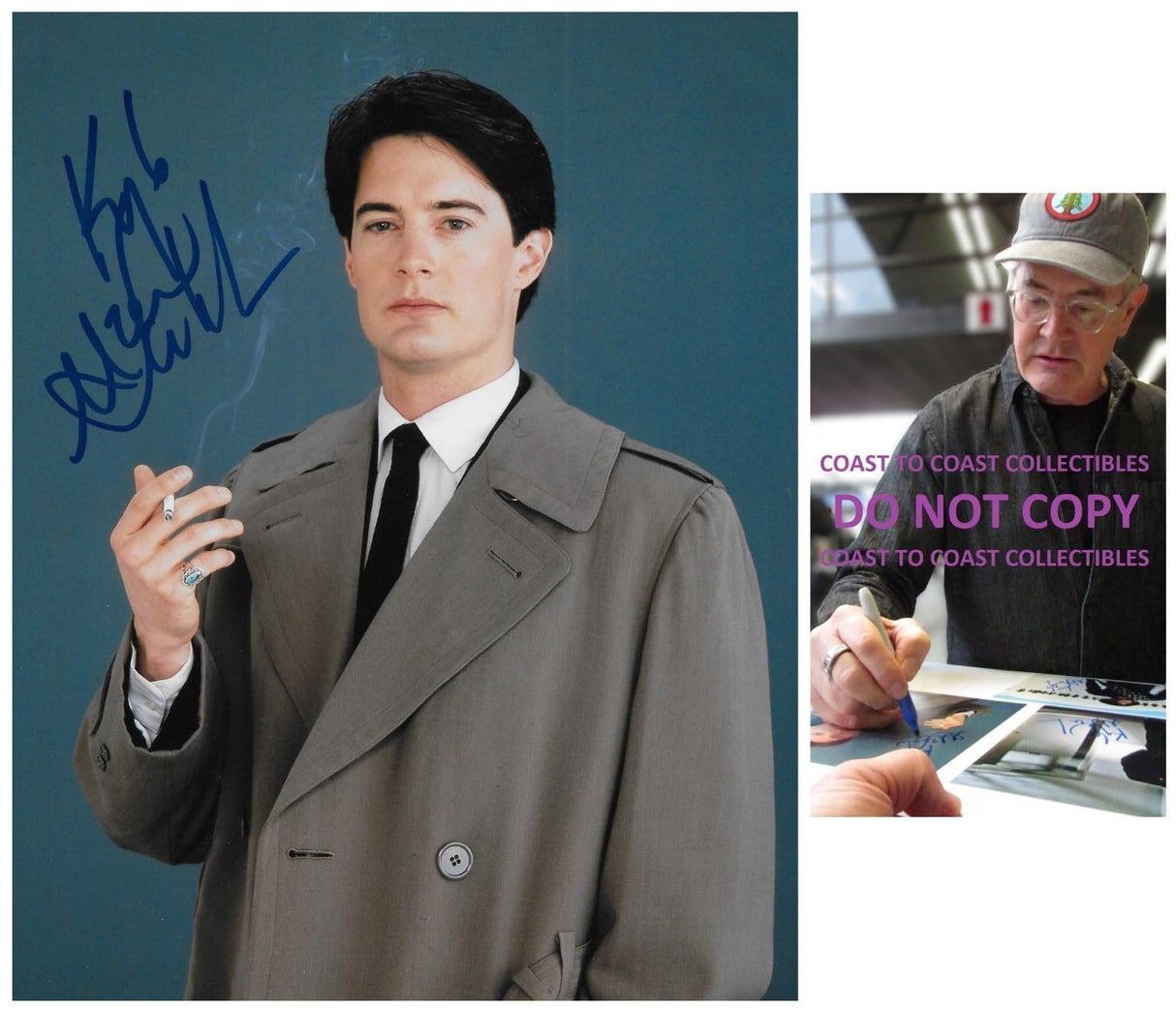 Kyle MacLachlan Signed 8x10 Photo COA Proof Autographed Agent Cooper Twin Peaks STAR,.