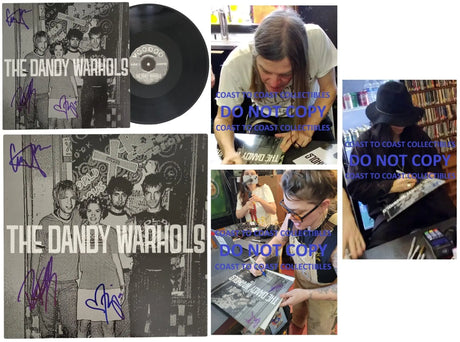 The Dandy Warhols Signed Live At The X-Ray Cafe Album Exact Proof COA Autographed Vinyl Record