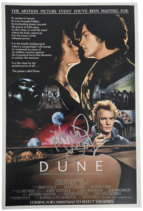 Kyle MacLachlan Signed Dune 12x18 Photo Poster COA Exact Proof Autographed Actor Movie STAR