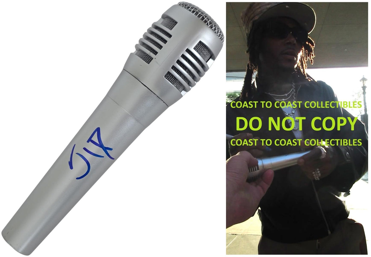 JID Signed Microphone COA Exact Proof Autographed Mic Hip Hop Rapper