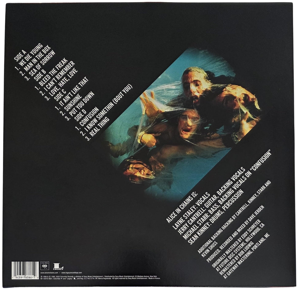 Sean Kinney Signed Alice In Chains Facelift Album COA Proof Autographed Vinyl Record Alice In Chains