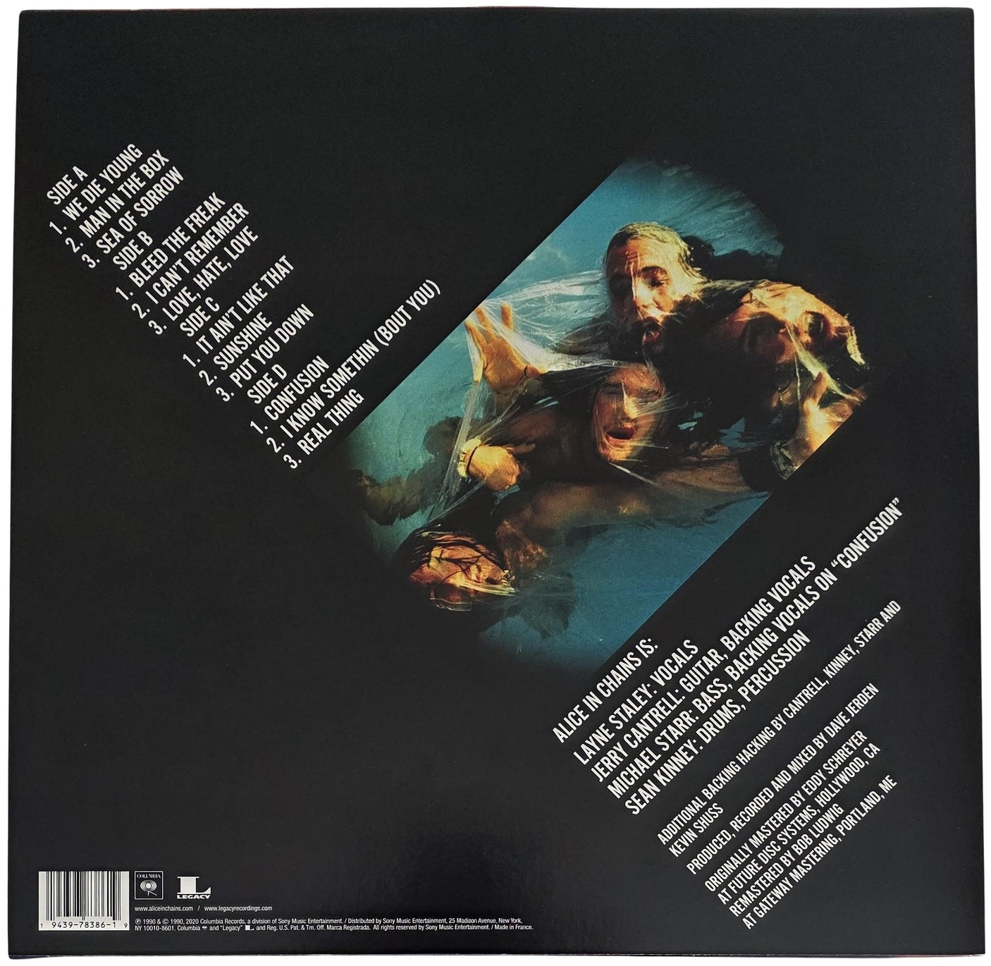 Sean Kinney Signed Alice In Chains Facelift Album COA Proof Autographed Vinyl Record Alice In Chains