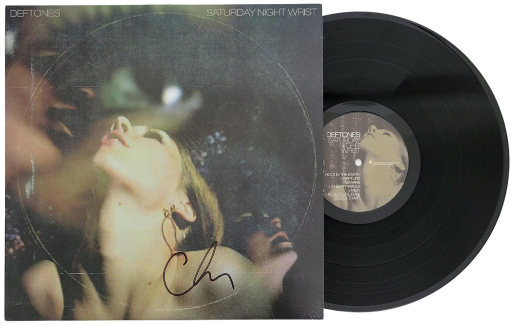 Chino Moreno Signed Deftones Saturday Night Wrist Album Proof Autographed Vinyl Record