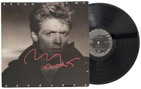 Bryan Adams Signed Reckless Album COA Exact Proof Autographed Vinyl Record
