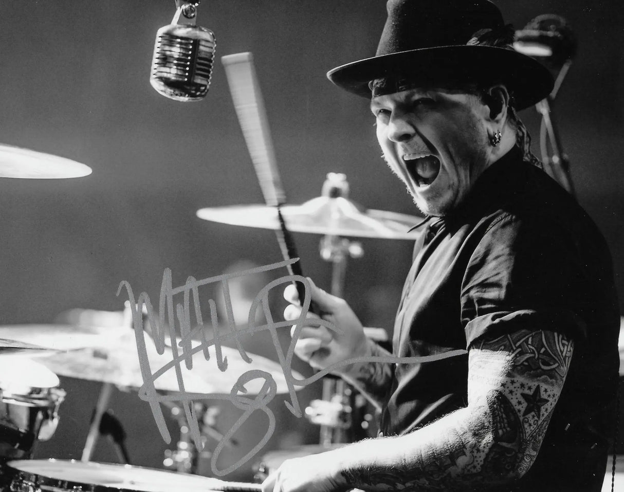 Matt Sorum Signed 8x10 Photo Proof COA Autographed Guns N Roses Drummer GNR..