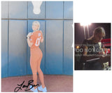 Lauren Burke signed 8x10 softball photo COA Proof autograhed Model.. Longhorns