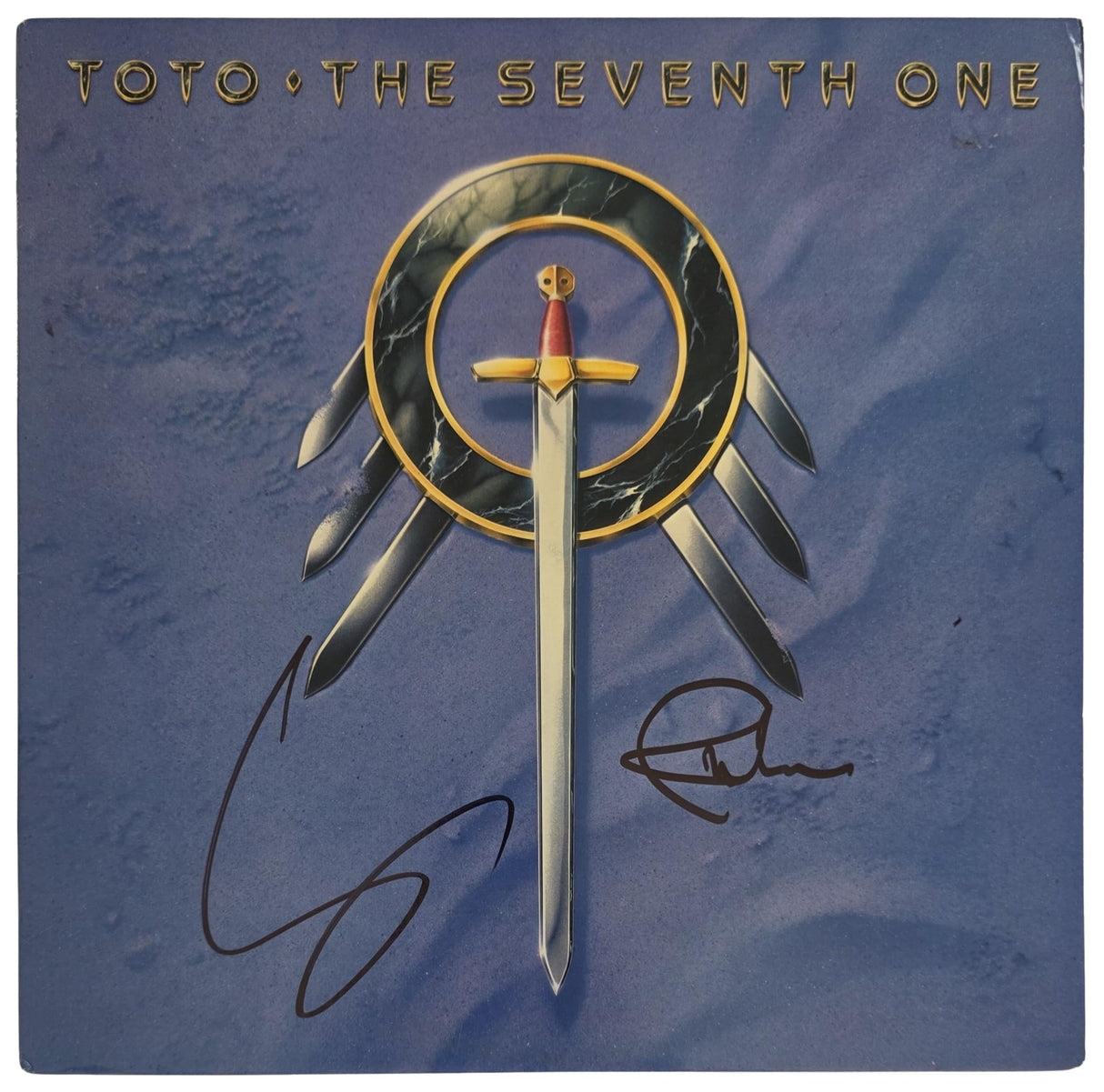 Toto Signed The Seventh One Album COA Exact Proof Autographed Vinyl Record Steve Lukather & Joseph Williams