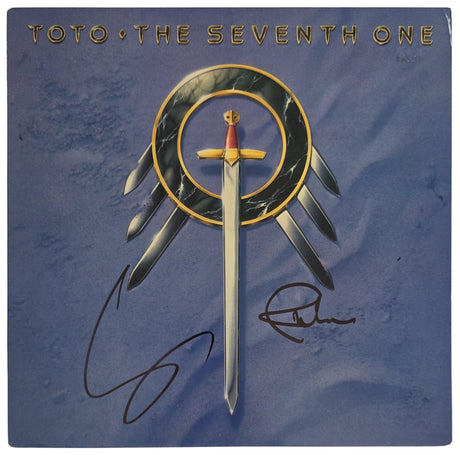 Toto Signed The Seventh One Album COA Exact Proof Autographed Vinyl Record Steve Lukather & Joseph Williams