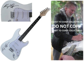 Kenny Loggins Signed Full Size Electric Guitar COA Proof Autographed Footloose Top Gun