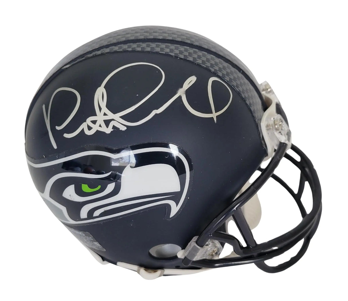 Pete Carroll Signed Seahawks Mini Football Helmet Proof COA. Autographed