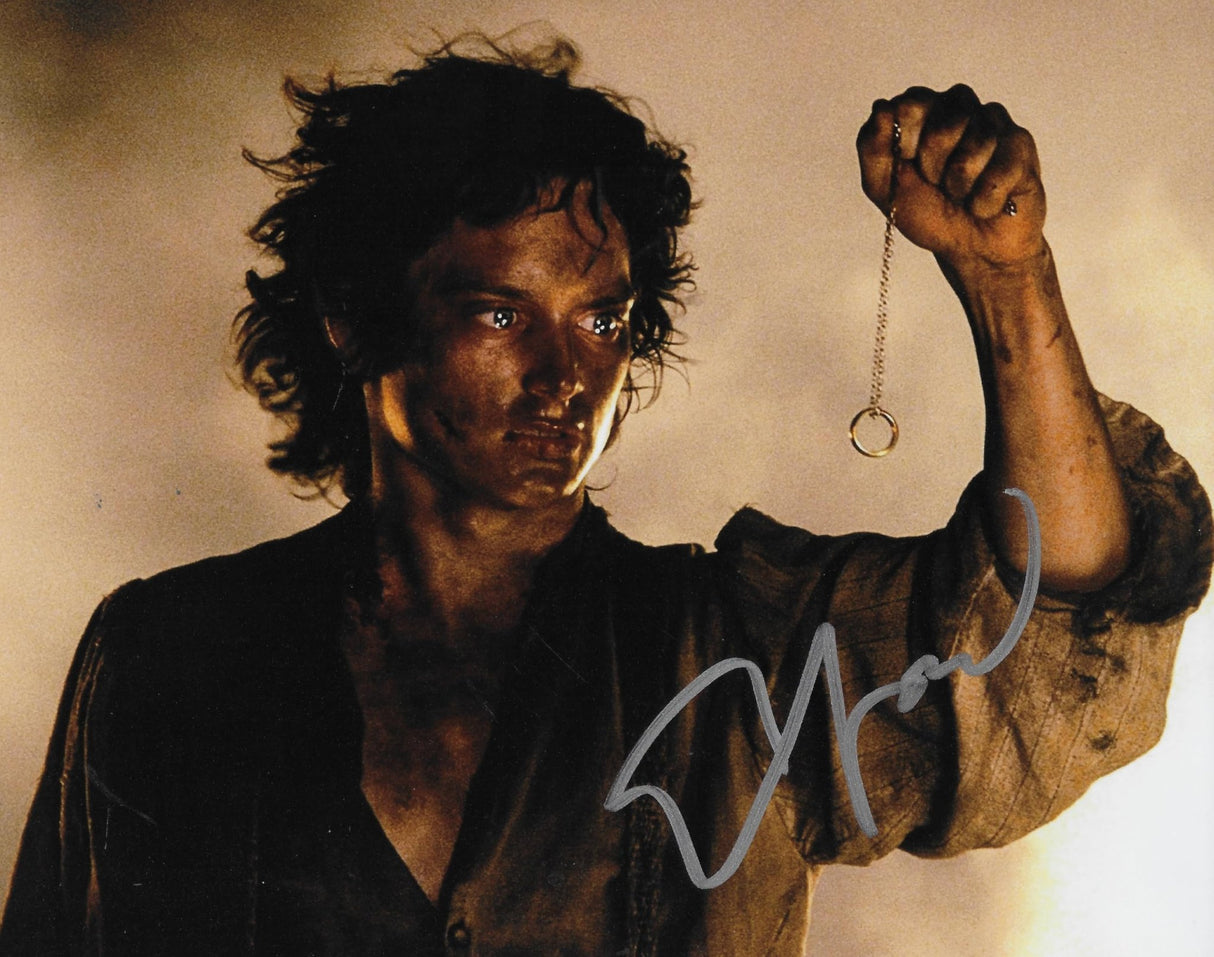 Elijah Wood Signed Lord Of The Rings 8x10 Photo COA Exact Proof Autographed, Star