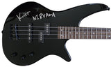 Krist Novoselic Signed Electric Bass Guitar COA Exact Proof Autographed Nirvana