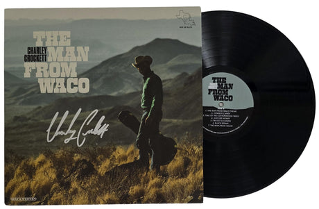 Charley Crockett Signed The Man From Waco Album COA Proof Autographed Vinyl Record