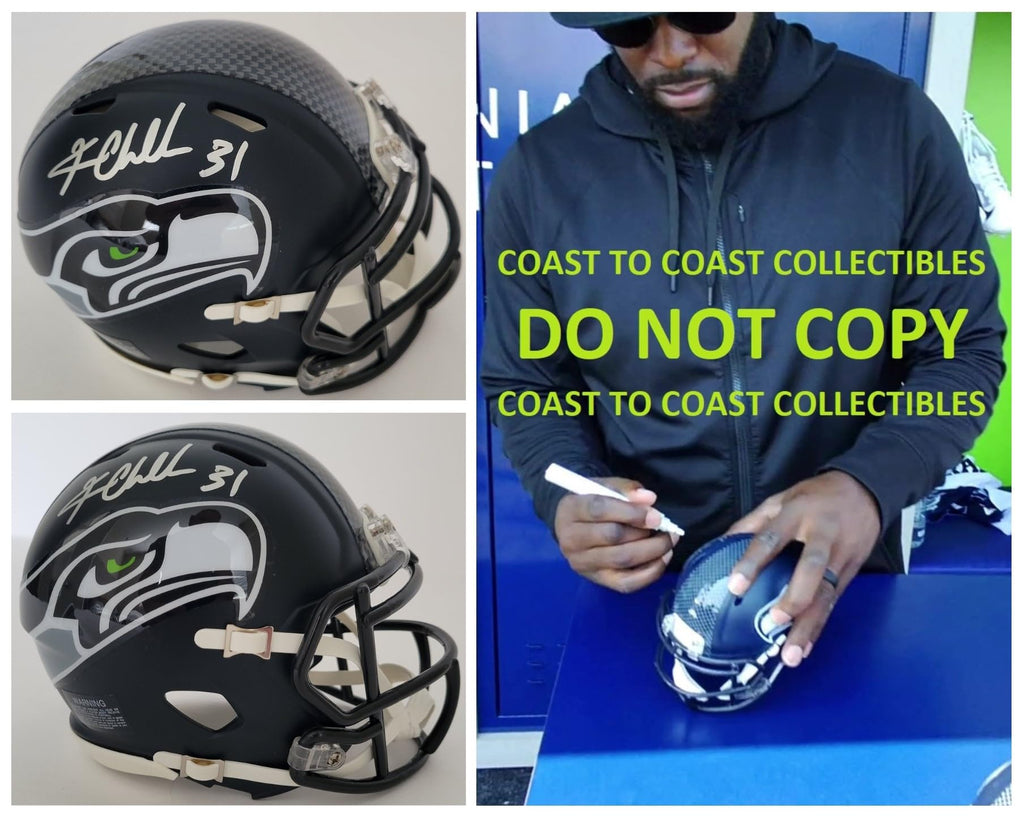 Kam Chancellor Signed Seattle Seahawks Mini Football Helmet Proof COA Autographed