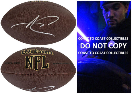 James Connor Signed Football COA Proof Autographed Steelers Arizona Cardinals Pitt