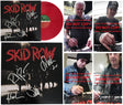 Skid Row Band Signed Album COA Exact Proof Autographed Vinyl Record Sabo,Hill,Bolan,Bach