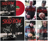 Skid Row Band Signed Album COA Exact Proof Autographed Vinyl Record Sabo,Hill,Bolan,Bach