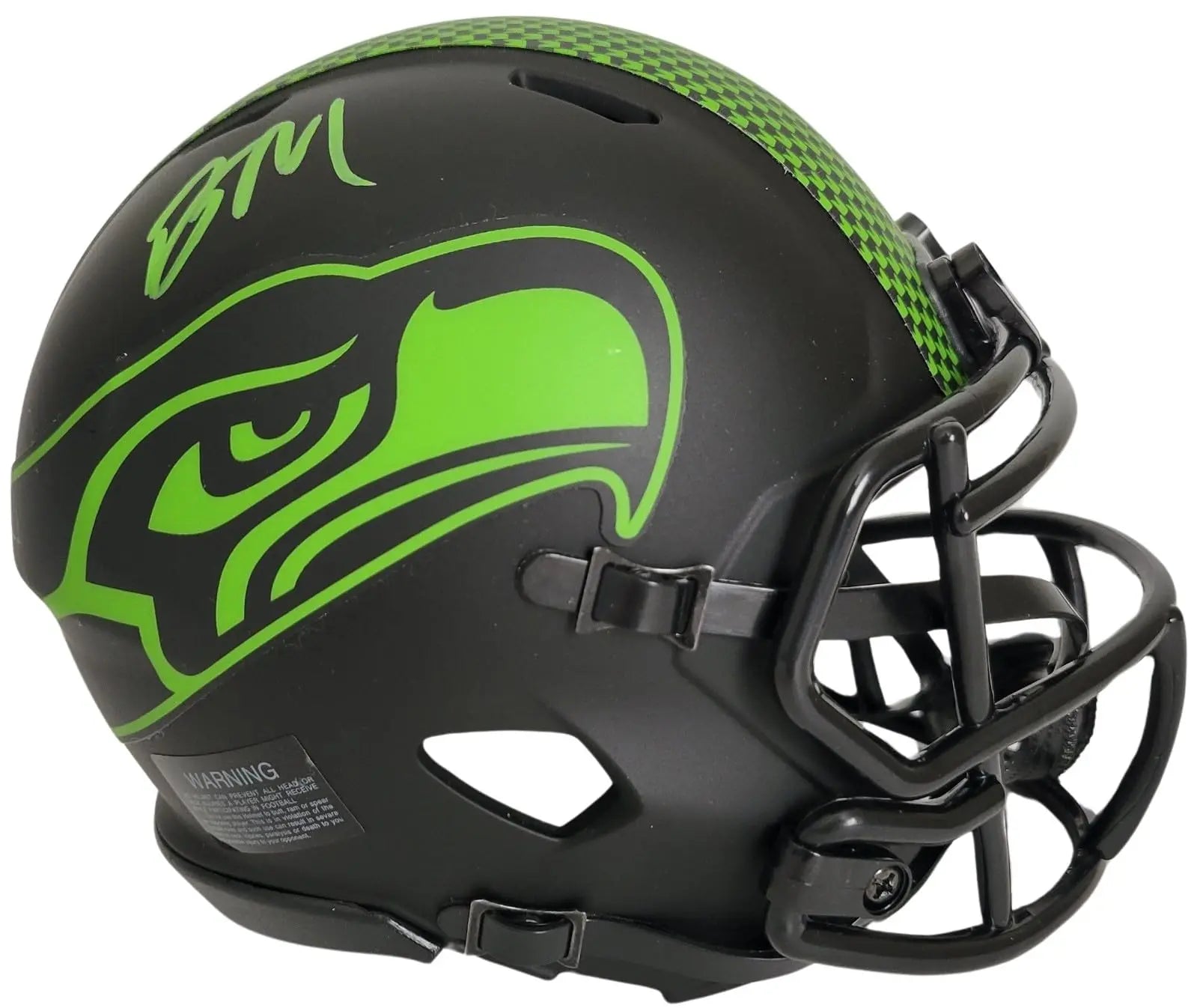 Byron Murphy Signed Seattle Seahawks Mini Football Helmet Proof COA Autographed,
