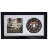 Geoff Tate Signed Queensryche American Soldier CD Framed COA Proof Autographed Framed CD 12x7