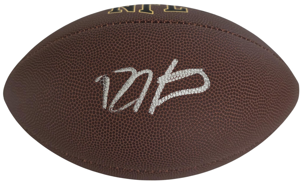 Devin Hester Signed Football Proof COA Autographed Chicago Bears The U Miami Atlanta Falcons