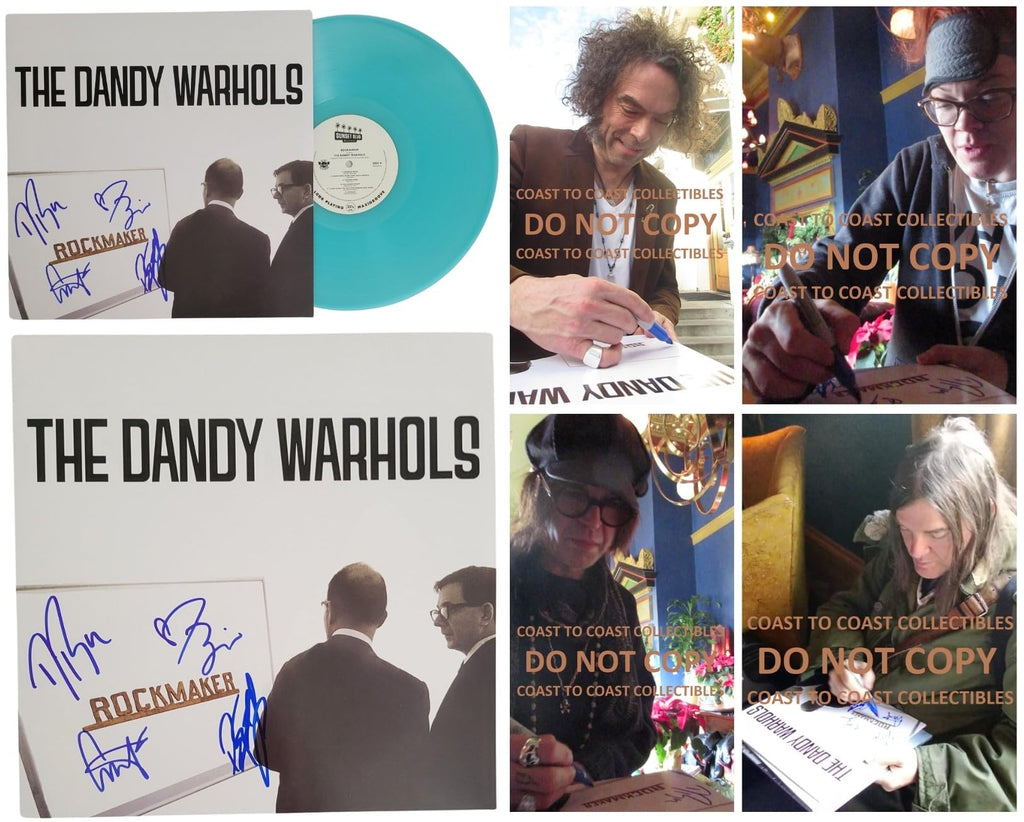 The Dandy Warhols Signed Rockmaker Album COA Proof Autographed Vinyl Record