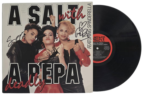 Salt - N - Pepa Signed Deadly Album COA Exact Proof Autographed Vinyl Record