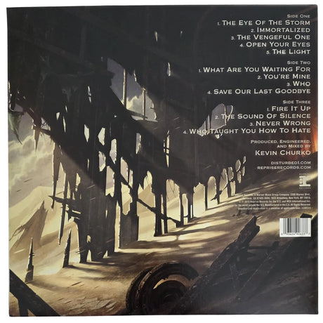 Disturbed Band Signed Immortalized Album COA Proof Autographed Vinyl Record David Draiman,Dan Donegan,Mike Wengren