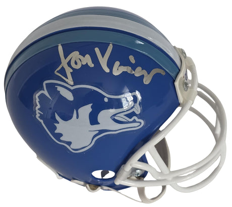 Jon Voight Signed Varsity Blues Texas Coyotes Mini Helmet Proof COA Bud Kilmer STAR