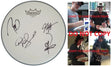 Stone Temple Pilots Band Signed Drumhead DeLeo Kretz Gutt COA Proof Autographed