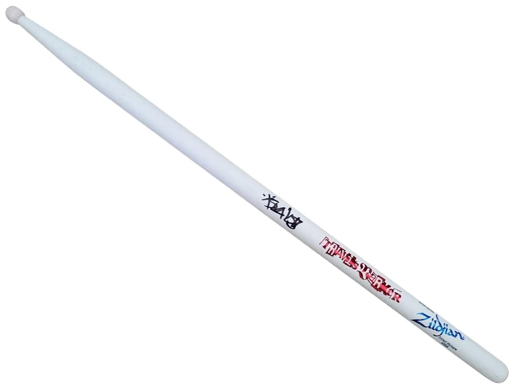 Travis Barker Blink 182 Drummer Signed Drumstick COA Exact Proof Autographed