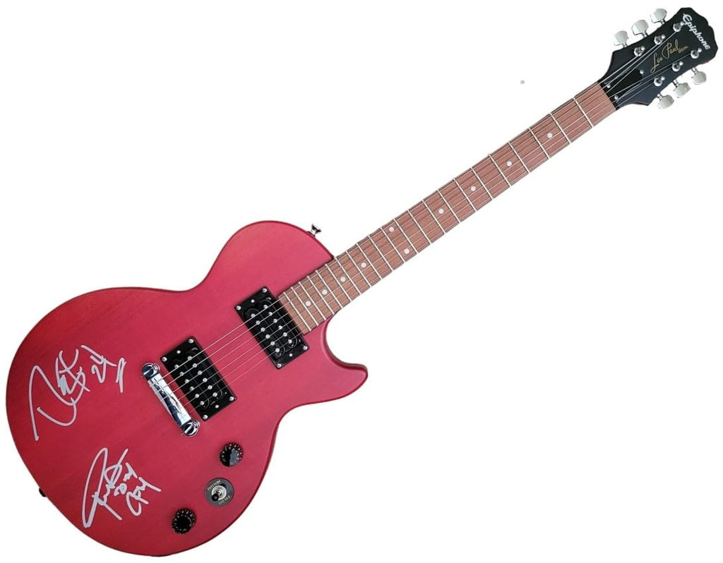 Phil Anselmo & Rex Brown Signed Les Paul Electric Guitar COA Exact Proof Autographed Pantera