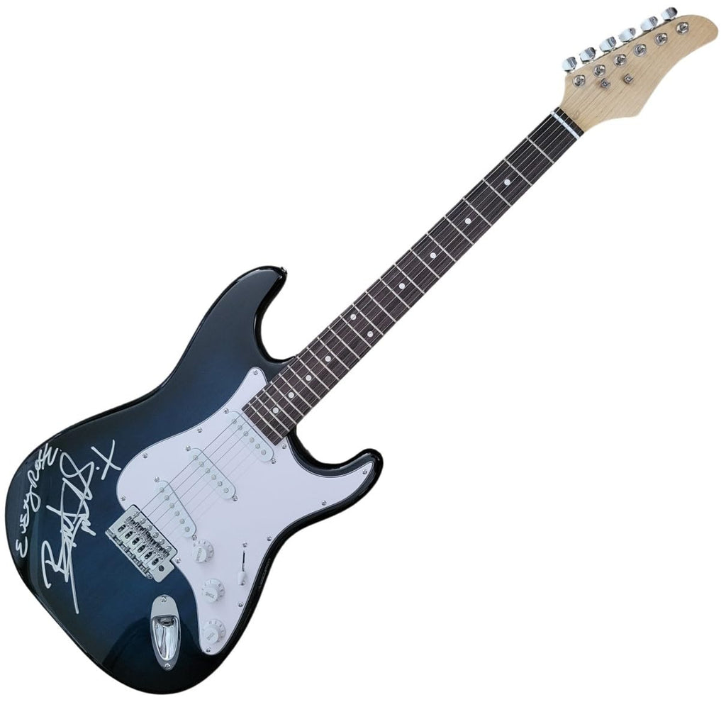 Bret Michaels Poison Signed Full Size Electric Guitar COA Exact Proof Autographed