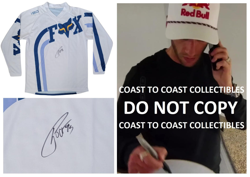 Ken Roczen Signed Fox Jersey COA Proof Autographed Supercross Motocross.