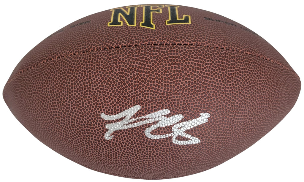 Kirk Cousins signed Football COA proof Michigan State Vikings Atlanta Falcons Autographed