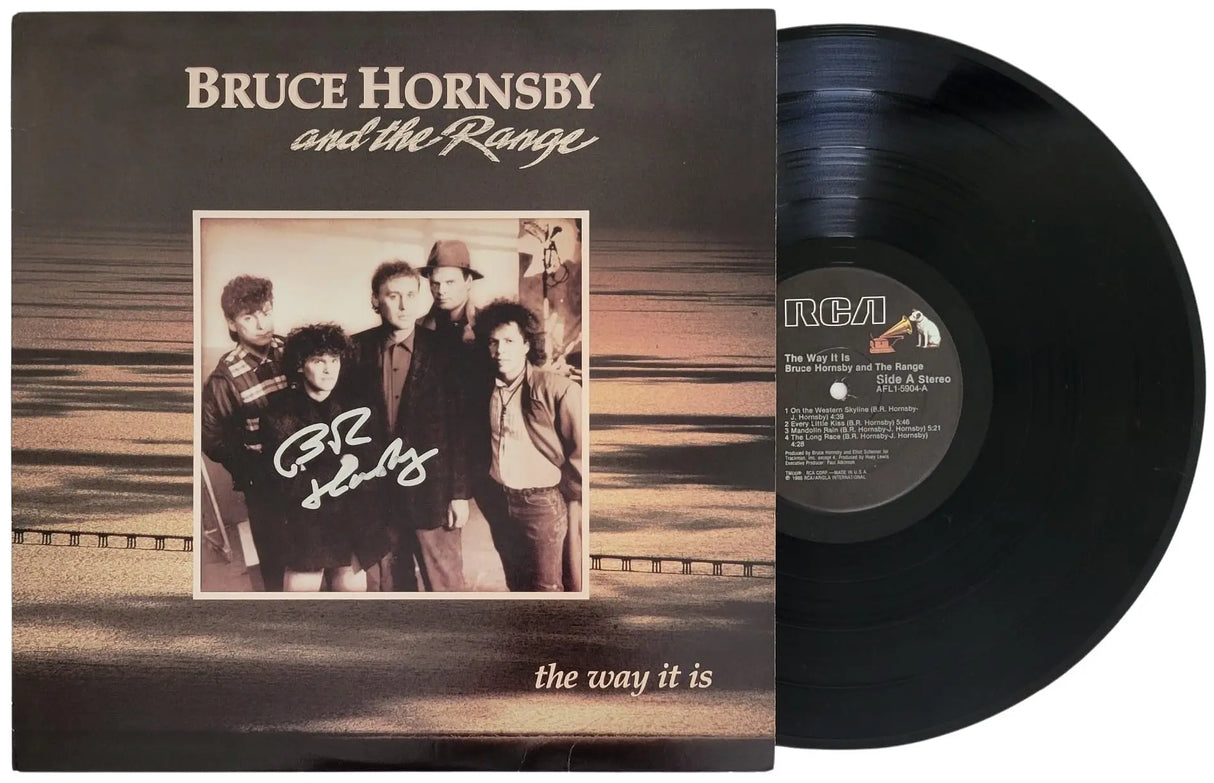 Bruce Hornsby Signed The Way It Is Album COA Proof Vinyl Record Autographed