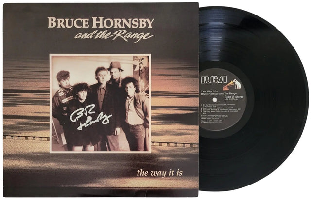 Bruce Hornsby Signed The Way It Is Album COA Proof Vinyl Record Autographed