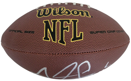 Adam Jones Signed Football Proof COA Autographed Pacman Jones Bengals Titans West Virginia